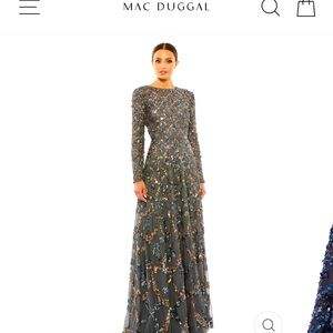 Mac Duggal evening gown